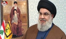 دبیرکل حزب‌الله: آمریکا از جنگ با ایران می‌ترسد