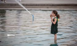 تصاویری جالب از آبتنی در نقش جهان/ عکس