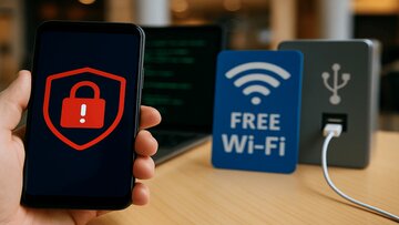 خطرات استفاده از وای‌فای و ایستگاه‌ شارژ عمومی / گوگل هشدار داد