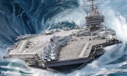 چرا ناو هواپیمابر سنگین در دریا واژگون نمی‌شود؟